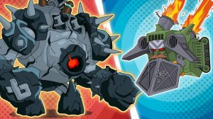 ГОЛЕМ - Взрывной удар vs Робо-Сталин ! Контроль над полем боя !