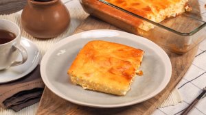 Диетическая творожная запеканка