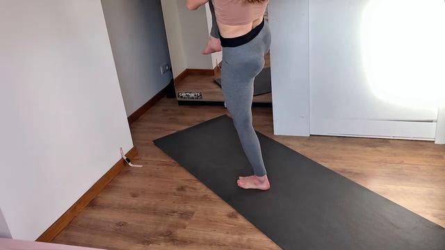 Tight Lagging Yoga Leg Stretching