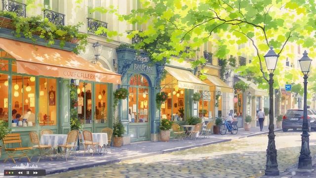 𝐏𝐀𝐑𝐈𝐒 𝐂𝐀𝐅𝐄́ 🌿☕ French Instrumental Music – Relaxing Coffee Playlist for Focus & Study