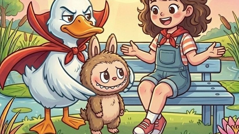 Супер Кряк и Лабубу