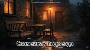 Скамейка у подъезда