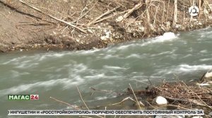 Глава Ингушетии побывал на строительной площадке водозабора на реке Асса