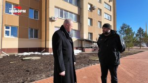 Проверили качество работ на «Аллее Ветеранов»