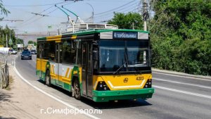 Поездка на троллейбусе №4203 Киев 12.04 2004 г.в.Маршрут 4  (г.Симферополь)