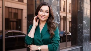 Сильная женщина плачет у окна
