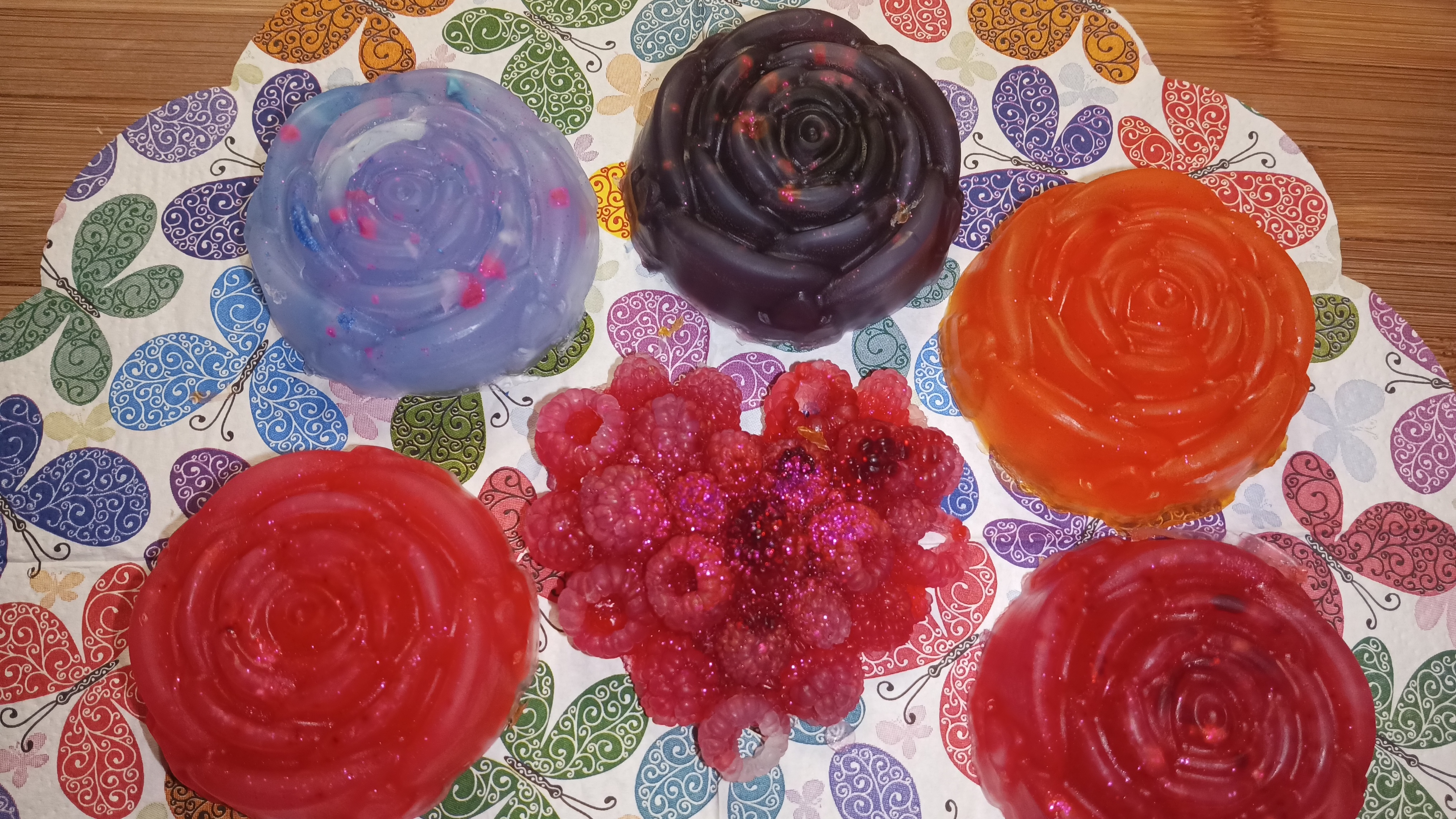 АСМР режу яркое цветное  глицериновые мыло ASMR