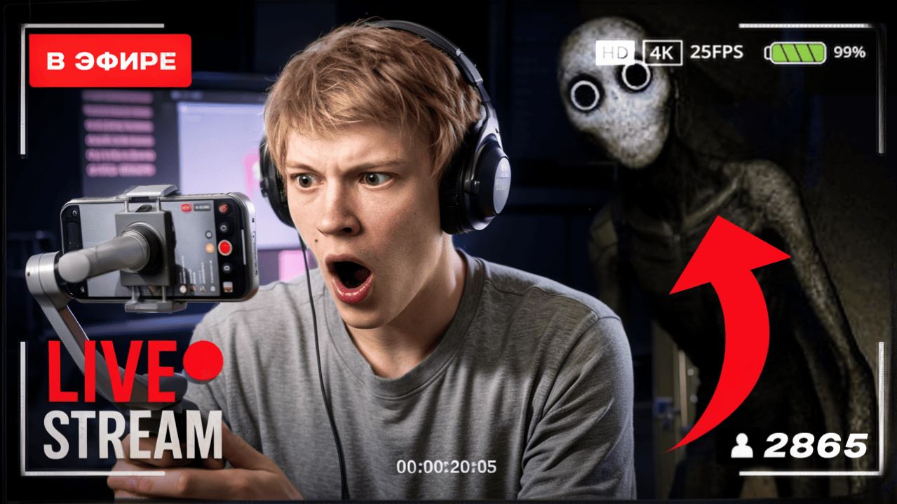 ДИПИНС ЗАПУСТИЛ ХОРРОР СТРИМ НА ЗАБРОШКЕ / LIVESTREAM