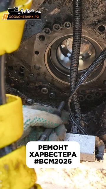 🔧 Вот так проходит ремонт лесозаготовительного комбайна на объекте ВСМ
