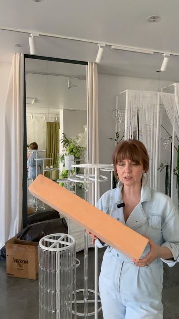 Свадебное оформление. Основа под цветы - пеноплекс