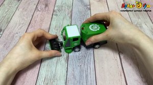 348837 Машина уборочная Технопарк с световыми и звуковыми эффектами 12см с 3лет