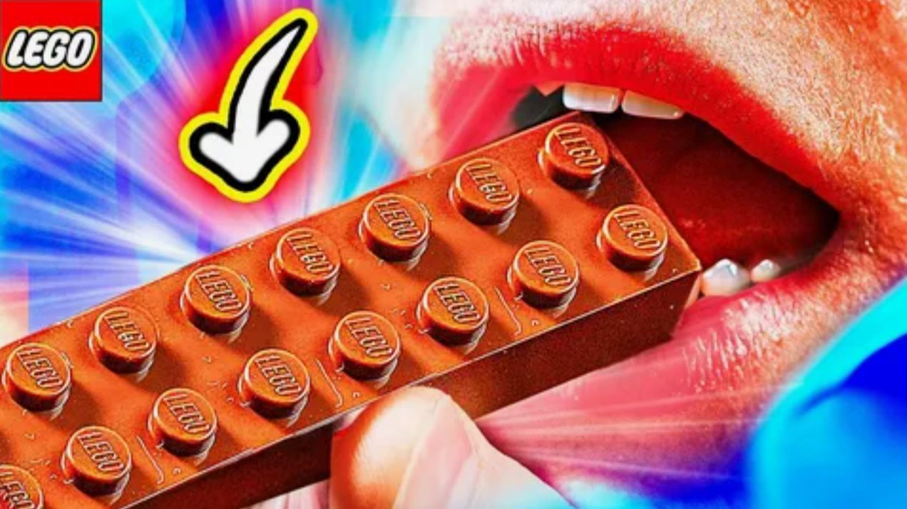 МЫ СДЕЛАЛИ LEGO ИЗ ШОКОЛАДА