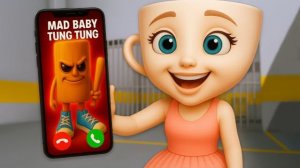 Итальянский Брейнрот 3D-анимация: БЕЗУМНЫЙ Малыш Тунг Тунг