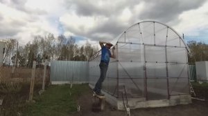 Самодельная теплица ВАГОНЧИК своими руками