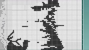 Тигры - (Tigers) [★★★★★] 75х50 чёрно-белый японский кроссворд