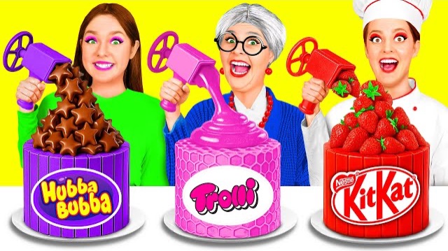 Кулинарный Челлендж: Я против Бабушки | Удивительные Кулинарные Рецепты