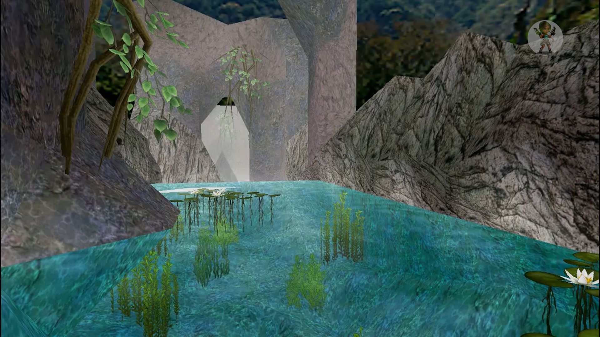 Tomb Raider IV Custom Спасение - Таиланд. Быстрая река. Все секреты. 100%