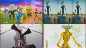 СИРЕНОГОЛОВЫЙ и его друзья ТАНЦУЮТ 🕺 Веселый МУЛЬТИК для детей