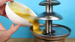 Что если использовать шоколадный фонтан не по назначению ?