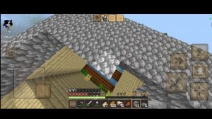 играю в майнкрафт (с другом) #11 (строим потолок)