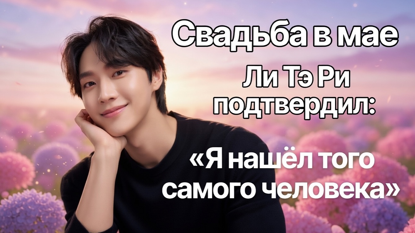 Ли Тхэ Ри объявил о свадьбе с невестой-незнаменитостью