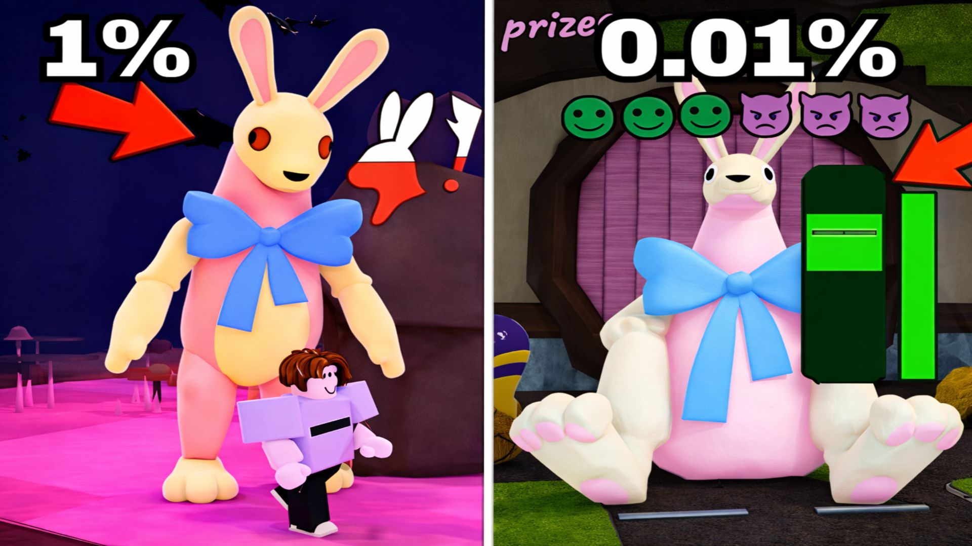 САМЫЕ РЕДКИЕ СЛУЧАИ В ПАСХАЛЬНОМ ОБНОВЛЕНИИ 99 ночей в лесу Роблокс