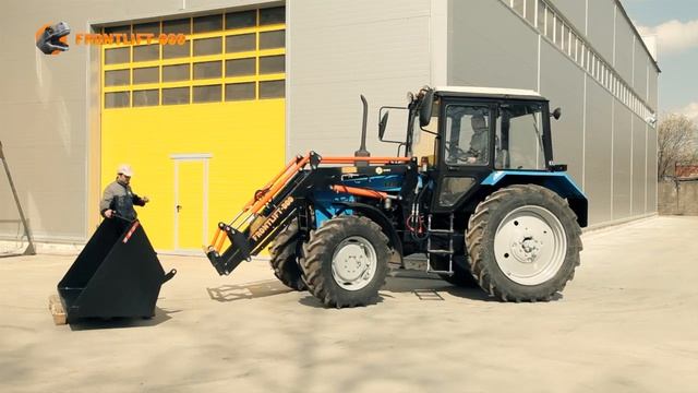 Монтаж фронтального погрузчика FRONTLIFT на базе трактора МТЗ