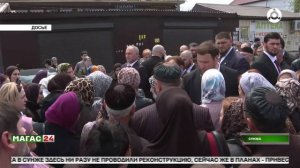 В Сунже после пожара началась реконструкция центрального рынка