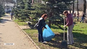 Ветераны СВО приняли участие в субботнике в Брянске