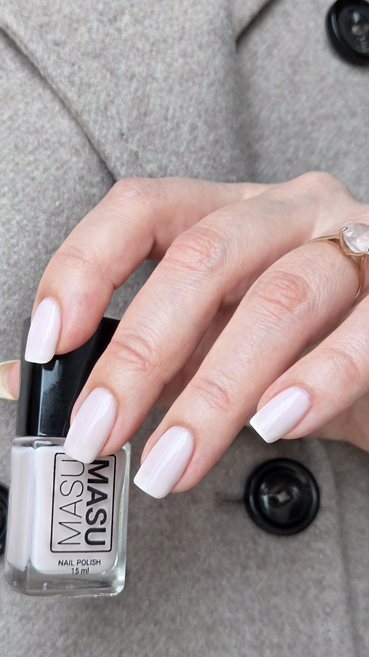 Нюдовый маникюр #masumasuатласныйшёлк #маникюр #обычныйлак