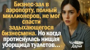 Истории из жизни. Слушать истории. Бизнес-зал в аэропорту полный миллионеров, не мог спасти