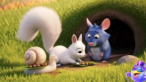 МУЛЬТИК ДЛЯ ДЕТЕЙ ПРО ЛЕСНОГО КРЫСЁНКА🐹 . КРЫСЕНОК, БЕЛОЧКА И УЛИТКА ПОСАДИЛИ МНОГО ДЕРЕВЬЕВ