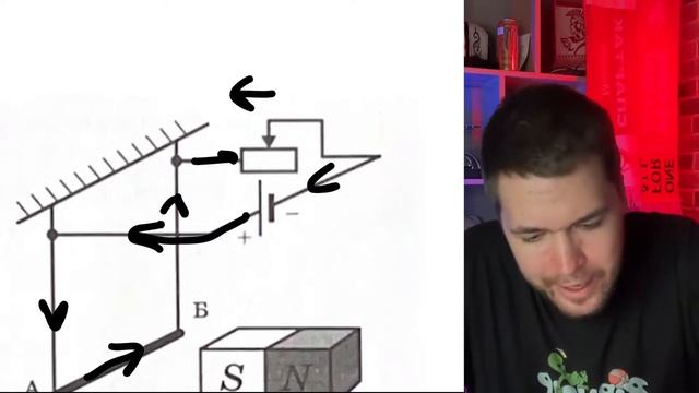 Алюминиевый проводник АБ подвешен на медных проволочках к деревянной балке и подключён - №20830