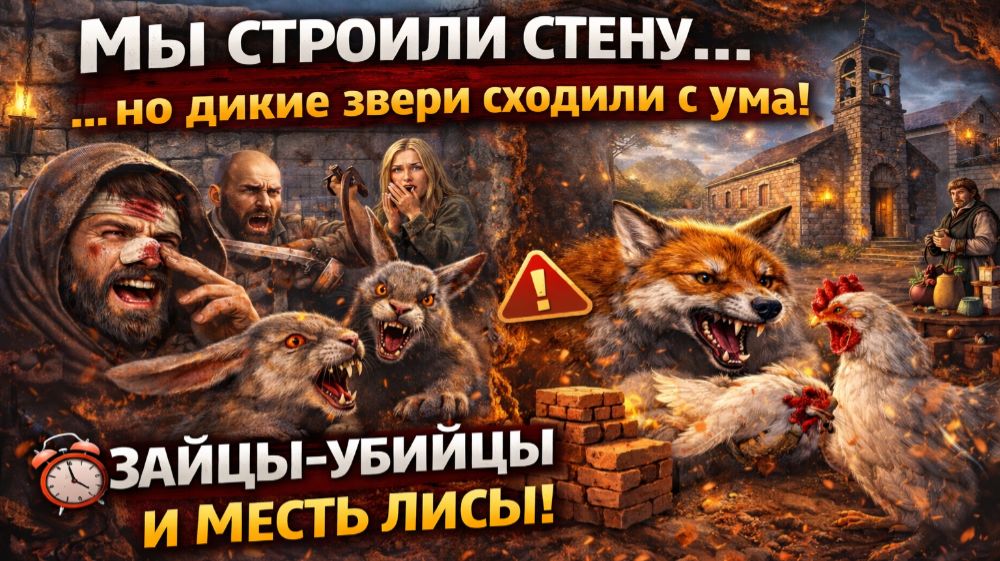 МЫ СТРОИЛИ СТЕНУ… но ЖИВОТНЫЕ СОШЛИ С УМА & Прохождение Going Medieval #3