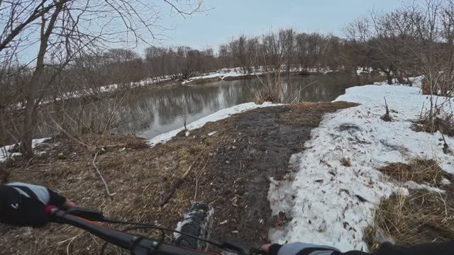 Весенняя покатушка. Разведка еще одного места для рыбалки.