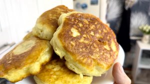 Самые пышные оладьи на кефире!