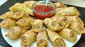 СУПЕР блинчики с сочной мясной начинкой! Тонкие блинчики с сочной мясной начинкой!