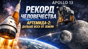 Миссия "Артемида-2" бьет рекорд "Аполлона-13" Орион #Orion #nasa