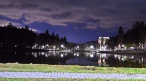 2026/4/7: Таймлапс (10 минут за 40 секунд) захода Венеры над Лесным прудом вечером 7 апреля 2026-го