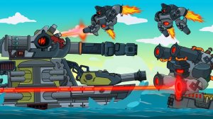 Сухопутный крейсер в море Нас атакуют со всех сторон !