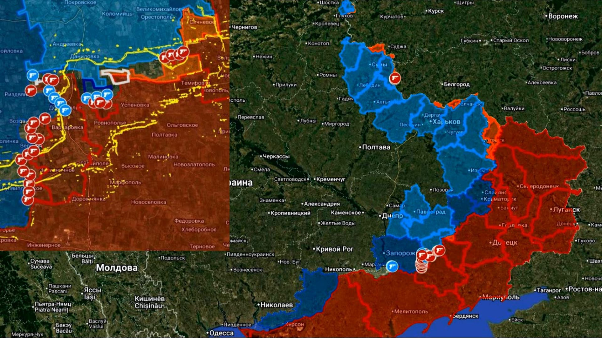 07.04.2026 Карта боевых действий. Битва за Запорожье набирает обороты