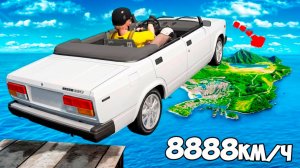 Как далеко чит тачка улетит с огромного трамплина в ГТА 5? GTA 5 Online