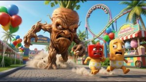 Погоня за монстром Кульфа в Стране Веселья 😱 | Побег Бисквитика и Конфетки