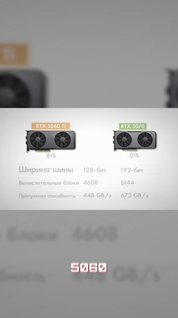 RTX 5070 на бумаге быстрее...