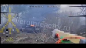 🇷🇺🎮Дроноводы ГВ "Юг" сожгли оптоволоконными дронами танк Т-64БВ ВСУ в районе н.п.Ореховатка…