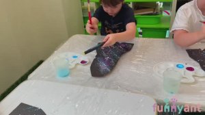 "Космическая ракета" - творческая поделка у детей старшей группы Funny Ant Malahovka