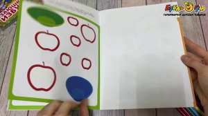 346233 Пособие развивающее Школа меленьких совят для развития мышления с наклейками с 2лет