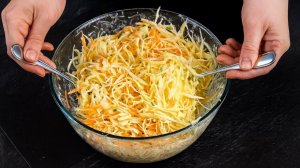 Попробуйте ОДИН раз - и будете готовить всегда! Бюджетный и очень вкусный салат!