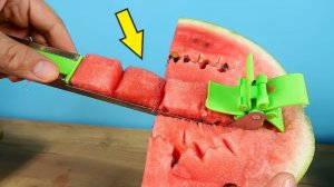 Эта штука для нарезки Арбуза реально работает!  Я в шоке!