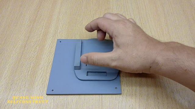 Самодельная ленточная шлифовальная машина из ПВХ-пластика.